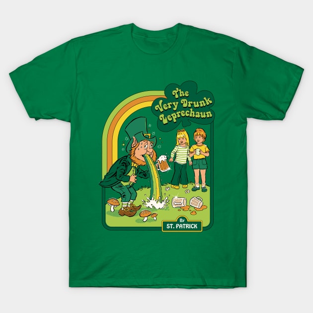 The Very Drunk Leprechaun T-Shirt by Steven Rhodes